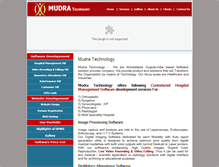 Tablet Screenshot of mudratechnology.com